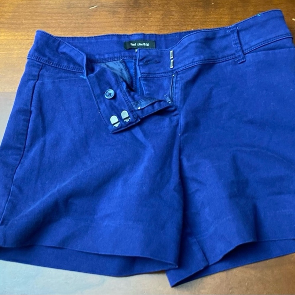 The Limited Women's Deep Blue High Waist Shorts size 6.